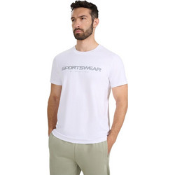 4F Ανδρικό Αθλητικό T-Shirt Λευκό 4FWAW25TTSHM2962-10S