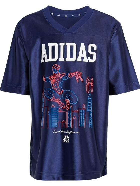 Adidas Marvel Spider-Man Παιδικό T-Shirt Κοντομάνικο Navy Μπλε KS3966