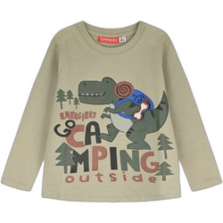 Energiers Παιδικό T-Shirt Μακρυμάνικο Μπεζ 12-126129-5