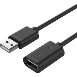 Unitek Y-C417GBK Καλώδιο USB-A Male 2.0 to USB-A Female 3m Black