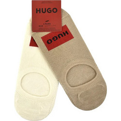 Hugo Βαμβακερές Γυναικείες Κάλτσες Σοσόνια Μπεζ 2Pack 50469282-232
