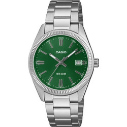 Casio Collection Ανδρικό Ρολόι με Ασημί Μεταλλικό Μπρασελέ UTP-1302PD-3A1V