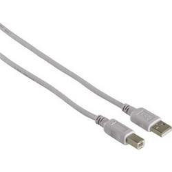 Hama 34694 Καλώδιο USB-A Male 2.0 to USB-B Male 1.5m White