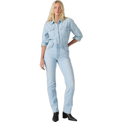 Levi's Ψηλόμεσο Γυναικείο Τζιν Παντελόνι Ελαστικό Slim Εφαρμογή Γαλάζιο 008MC-0002