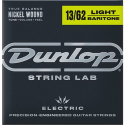 Dunlop DEN1362 Σετ 6 Χορδές Ηλεκτρικής Κιθάρας Nickel Plated Steel 13-62" Light Tension