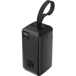 Wozinsky W8-B Power Bank 50000mAh 30W με 2 Θύρες USB-A & 2 Θύρες USB-C Black