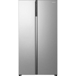 Heinner HSBS-HS544NFINVXE++ Ψυγείο Ντουλάπα 544lt Full No Frost Υ178.6xΠ91.1xΒ61.5cm Inox