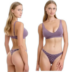 Walk Γυναικεία String Μωβ 2Pack W2013-73