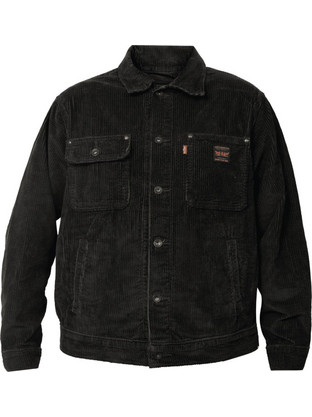 Levi's Ανδρικό Μπουφάν Χειμωνιάτικο Κοτλέ Μαύρο A4820-0029