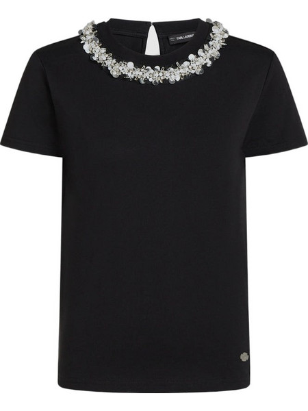 Karl Lagerfeld Γυναικείο Χειμερινό Top Μαύρο B4W17037-999