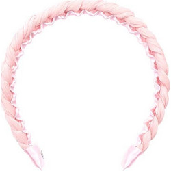 Invisibobble Hairhalo Retro Dreamin Eat, Pink And Be Merry Στέκα Μαλλιών Υφασμάτινη Ροζ