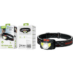 Green Lyca GL70336 Επαναφορτιζόμενος Φακός Κεφαλής Led 800lm