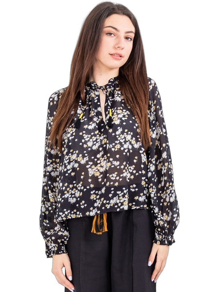 Scotch & Soda Γυναικείο Χειμερινό Top Μαύρο 171877-SC5640