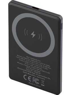 Dbramante1928 CP05SLBL7177 Wireless Magsafe Power Bank 5000mAh 20W με Θύρα USB-C Black