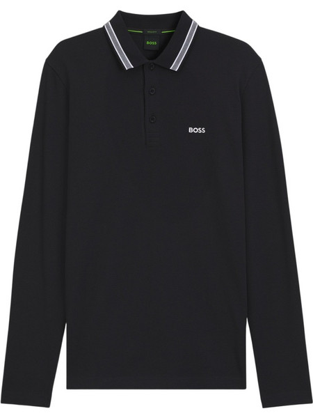 Hugo Boss Ανδρική Μπλούζα Polo Μακρυμάνικη Navy Μπλε 50536609-402