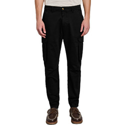Staff Gallery Ανδρικό Παντελόνι Cargo Joggers Ελαστικό Κανονική Εφαρμογή Μαύρο 5-864.112.9.056