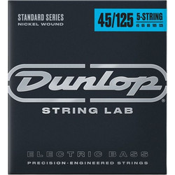 Dunlop Standard Σετ 5 Χορδές Ηλεκτρικού Μπάσου Nickel Plated Steel 45-125"