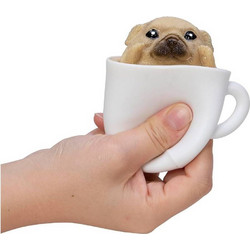 Schylling Pup in a Cup Pugachino Squishy
