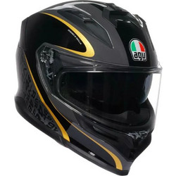 AGV K7 Flow 46 Black Yellow Κράνος Μηχανής Full Face 1450gr