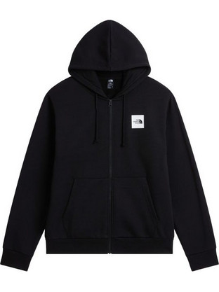 The North Face Ανδρική Ζακέτα Φούτερ με Κουκούλα και Φερμουάρ Μαύρη NF0A8JAZJK3