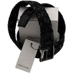 Guy Laroche GL845 Ανδρική Ζώνη Ιμάντας Πλεκτή Μαύρη 130cm