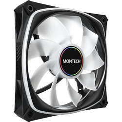 Montech RX120 Pro Reverse Blade Case Fan 120mm RGB με Σύνδεση 3-Pin 4-Pin PWM Black
