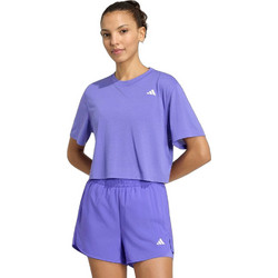 Adidas Train Essentials Workout Γυναικείο Αθλητικό Crop Top Πράσινο KT1222