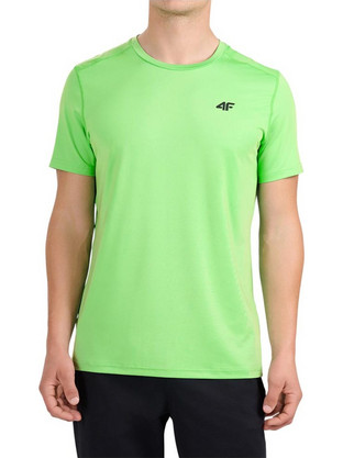 4F Functional Ανδρικό Αθλητικό T-Shirt Lime 4FWAW26TFTSM2355-41S