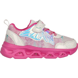 Zig-Zag Παιδικά Sneakers με Φωτάκια Μπεζ Φούξια Z264424-4001