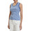 Tommy Jeans Γυναικείο Καλοκαιρινό Top Ριπ Μπλε Λευκό DW0DW20673-0A5