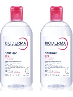 Bioderma Sensibio H2O Micellar Water Ντεμακιγιάζ για Ευαίσθητη & Ξηρή Επιδερμίδα 2x500ml