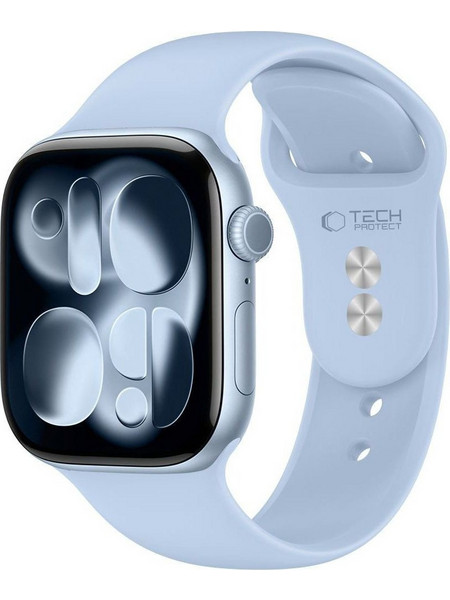 Tech-Protect Silicone Λουράκι Σιλικόνης Light Blue (Apple Watch 40 / 41 / 42mm)