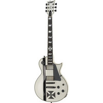ESP James Hetfield Iron Cross Ηλεκτρική Κιθάρα Single Cut με Μαγνήτες HH & Ταστιέρα Ebony Snow White