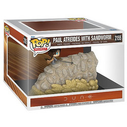 Funko Pop! Movies Dune Part Three 2155 Paul Atreides with Sandworm 15cm