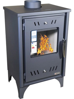 Γαβρίλας SA100 Black Ατσάλινη Ξυλόσομπα 10.42kW