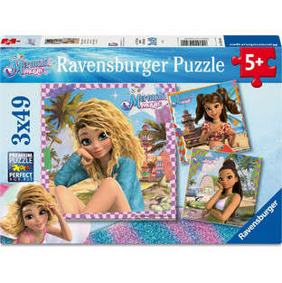 Παιδικό Puzzle Ravensburger Mermaid Magic 3x49 Κομμάτια