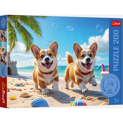 Παιδικό Puzzle Trefl Σκυλάκια στην Παραλία 200 Κομμάτια