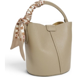 Passaggio Leather Γυναικείο Τσαντάκι Χειρός Δερμάτινο Εκρού 5122-KR-15