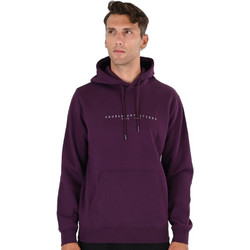 Double Ανδρικό Φούτερ με Κουκούλα & Τσέπες Μωβ MTOP-1147