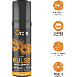 Orgie Pulse Kissable Pulsing Sensation Intimate Gel 15ml