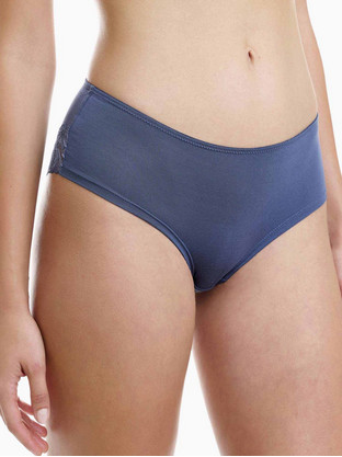 Walk Γυναικείο Slip με Δαντέλα Navy Μπλε W2045-03