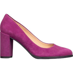 Clarks Freva85 Γόβες με Χοντρό Ψηλό Τακούνι Φούξια 26174753