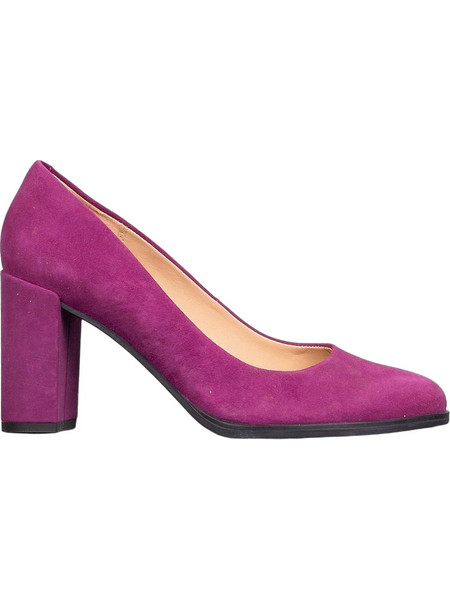 Clarks Freva85 Γόβες με Χοντρό Ψηλό Τακούνι Φούξια 26174753