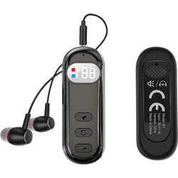 AKZ Q20 Ακουστικά Bluetooth In Ear Πέτου Black