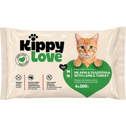 Kippy Love Junior with Lamb & Turkey in Broth 4x100gr