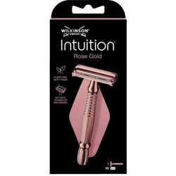 Wilkinson Sword Intuition Rose Gold Γυναικείο Ξυραφάκι με Ανταλλακτικές Κεφαλές με Λιπαντική Ταινία 1τμχ