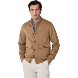 Hackett Bomber Ανδρικό Μπουφάν Μπεζ HM4000062
