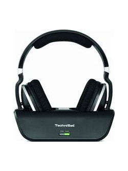 TechniSat Stereoman 2 Ασύρματα RF Ακουστικά Τηλεόρασης Over Ear Μαύρα