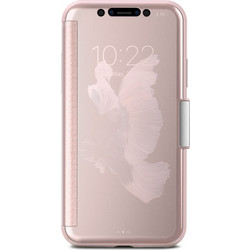 Θήκη Moshi StealthCover με Μεταλλικό καπάκι για Apple iPhone X - Champagne ΡΟΖ - MI-IPHXSTC-CP