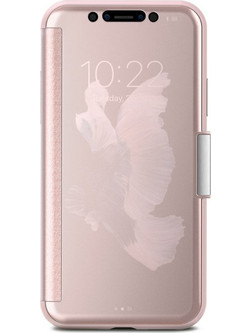 Θήκη Moshi StealthCover με Μεταλλικό καπάκι για Apple iPhone X - Champagne ΡΟΖ - MI-IPHXSTC-CP